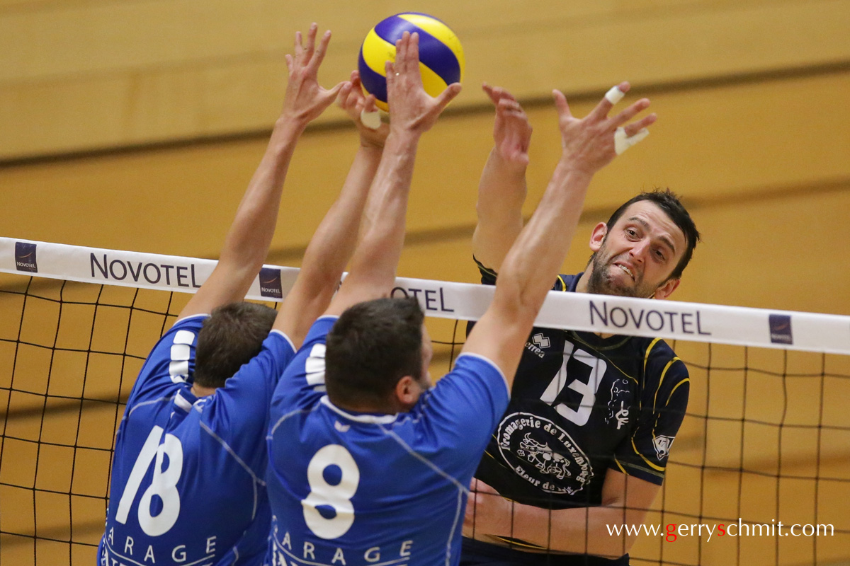 Rado DIMITROV (VC Fentange) during the game VC Fentange - Bertrange