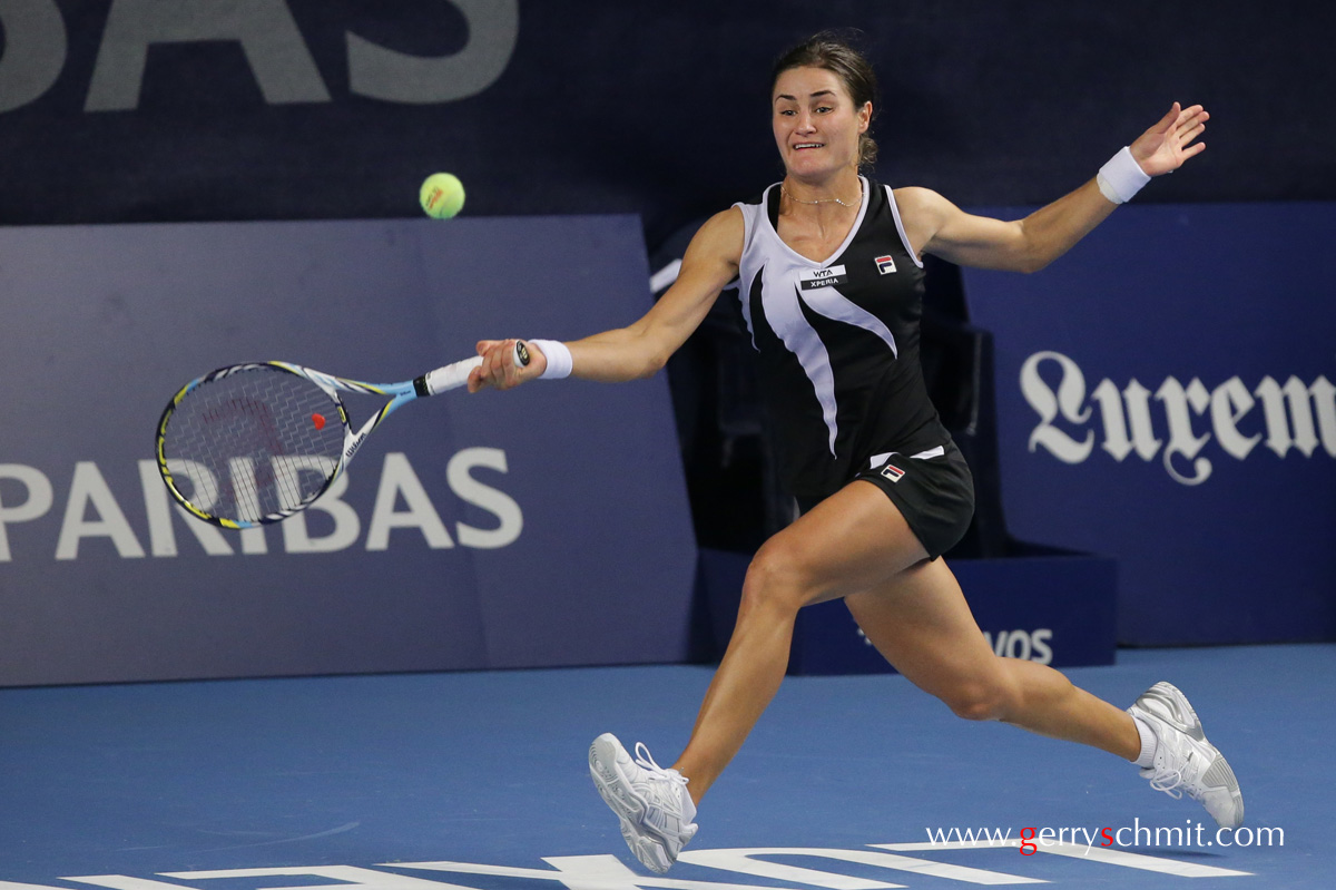 Monica NICULESCU of Romania during the BGLBNPParibas Open 2012