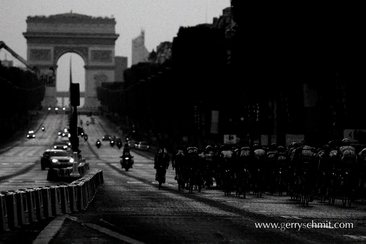 View of the Champs Elysees at Paris