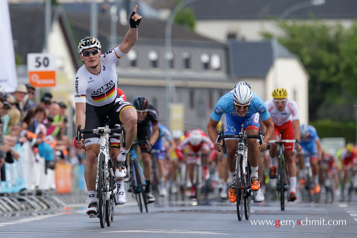 Andre GREIPEL winns the first stage of Skoda Tour de Luxembourg