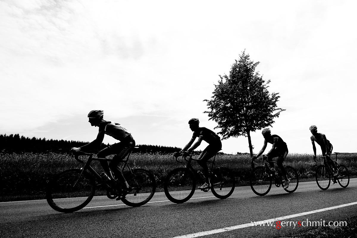 Leading Riders at national cycling championships in Luxembourg