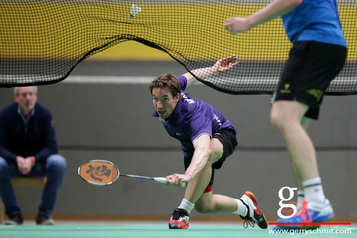 Robert Mann - National champion in Badminton 2016 of Luxembourg