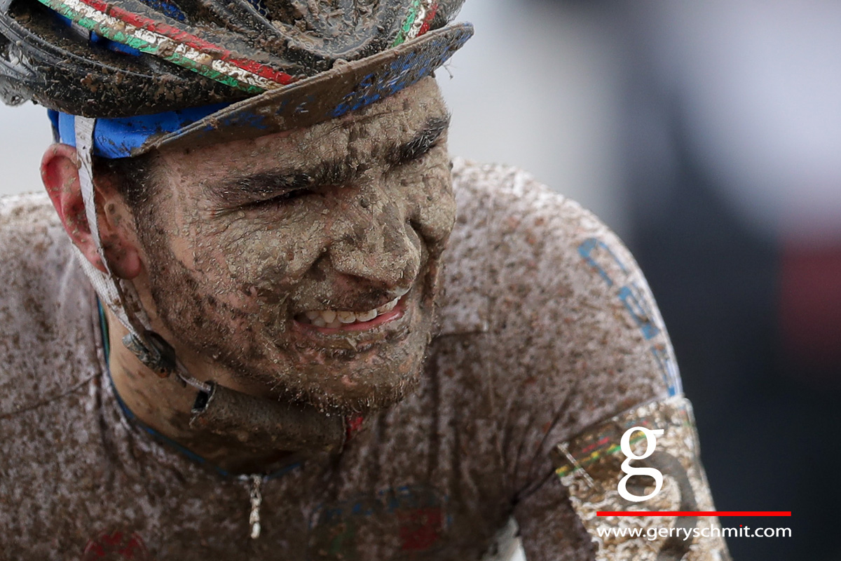 Portrait of Gioele Bertolini of Italy after the race @Bieles 2017