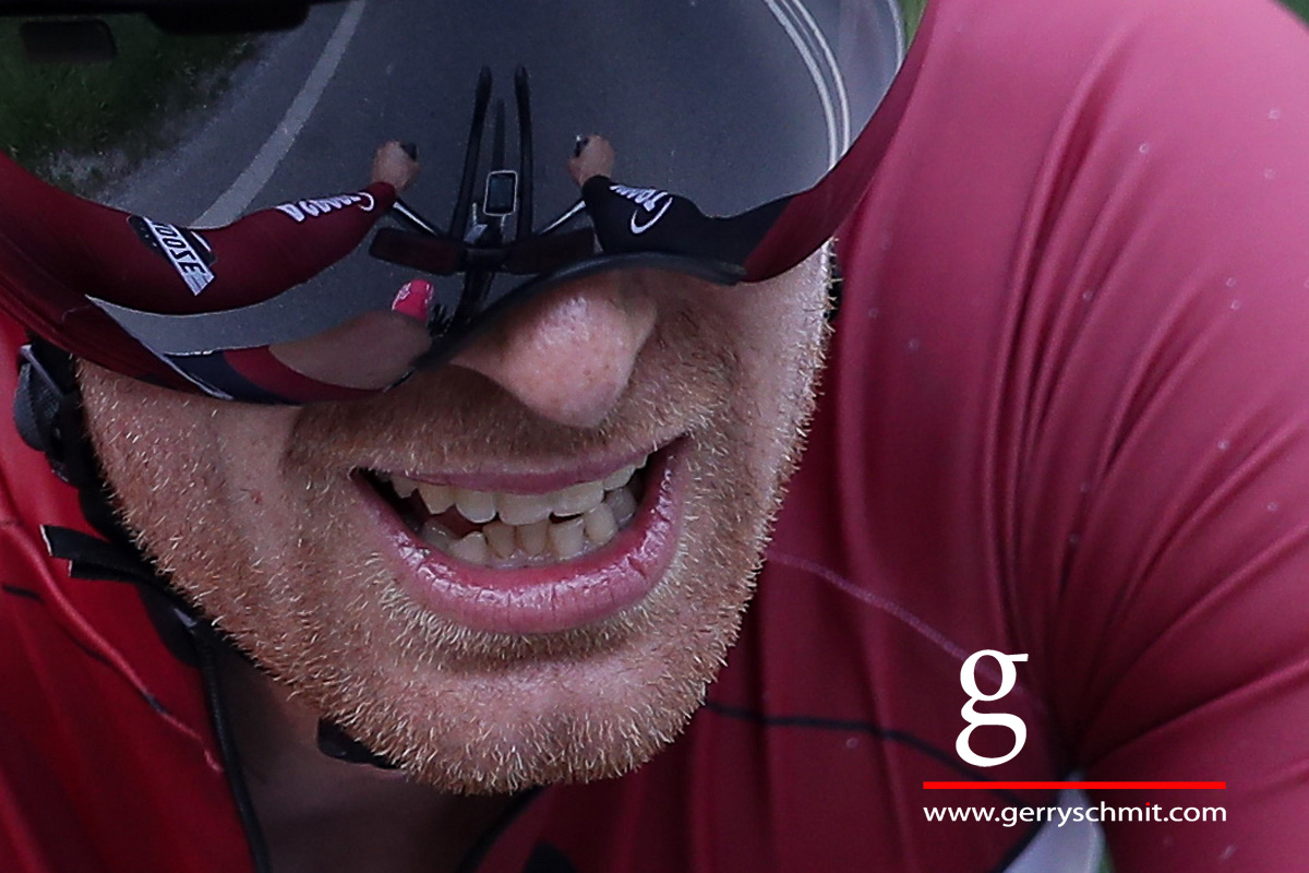 Portrait of Pol Mreches during Time Trial championships in Luxembourg