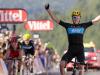 Chris FROOME winning Stage Number 7 of Tour de France 2012 at La Planche des Belles Filles