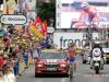 Luis Leon Sanchez celebrating his victory at stage number 14 of Tour de France 2012 in Foix