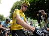 Bradley WIGGINS looking into my camera and lifting his thumb up on stage 17 at Bagneres de Luchon