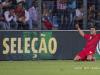 Dan DA Mota of Luxemburg celebrating his goal to 1-0 lead against Portugal during WM qualification game on 7.9.2012