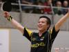 Min YANG celebrates his victory point hat makes his team DT Dudelange Cup Winner 2012