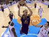 Lee FISHER (Amicale Steinsel) is going for a dunking during the cup final game against T71 Dudelange