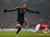 Toni KROOS (Bayern Munchen) celebrates his goal of 0-1 lead at Emirates Stadium against Arsenal London