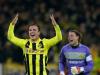 Mario GOETZE and Roman WEIDENFELLER (Borussia Dortmund) celebrate their victory against FC Malaga 