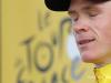 Chris Froome wears the yellow jersey at Tour de France 2013