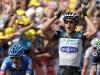 Matteo TRENTIN reacts after his stage victory at Lyon