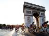 Chris FROOME - winner of tour 2013 - in front of the Arc de Triomphe