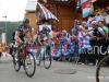 Andy SCHLECK passes in front of luxembourgish Fans at Alped'Huez