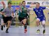 Duell between Pol Freres and Mikel Molitor during the handballgame HB Bascharage - HB Diddeleng