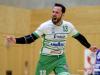 Guillaume Geoffroy reacts after scoring against HB Dudelange