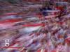 Creative view of Croatian Fans / St. Etienne Stadium @ EURO2016 CRO - CZE