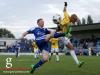 Duel between Julien Jahier (RFCUL) an Bryan Melisse (F91)
