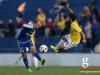 Duel between Jonathan Hennetier (RFCUL) and Joel Pedro (F91)