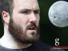 Portrait of Bob Bertemes (LUX) during Shotput competition