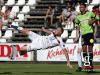 Benjamin Runser (UNA Strassen) tries to score by overhead kick