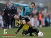 Sebastien Thill (Progres Niederkorn) tries to stop Danel Sinani of F91 Dudelange