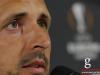 Dino Toppmöller (Trainer F91 Duedelingen - Toppmoeller) - Pressconference Europa Laegue against AC Milan
