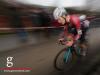 Luc Turchi of Luxembourg during new years cyclocross race