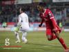 Leandro Barreiro of Luxembourg celebrates his goal of 1-1 against Lithuania